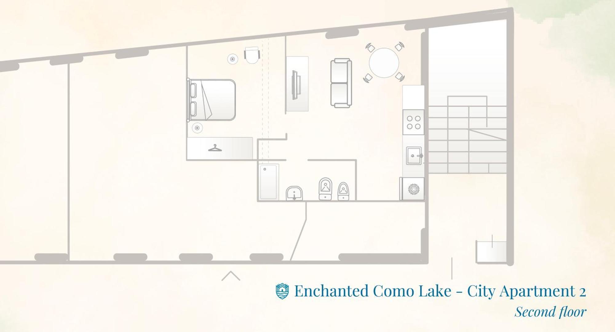 Enchanted Como Lake - City Apartment 2 By Rent All Como Eksteriør billede